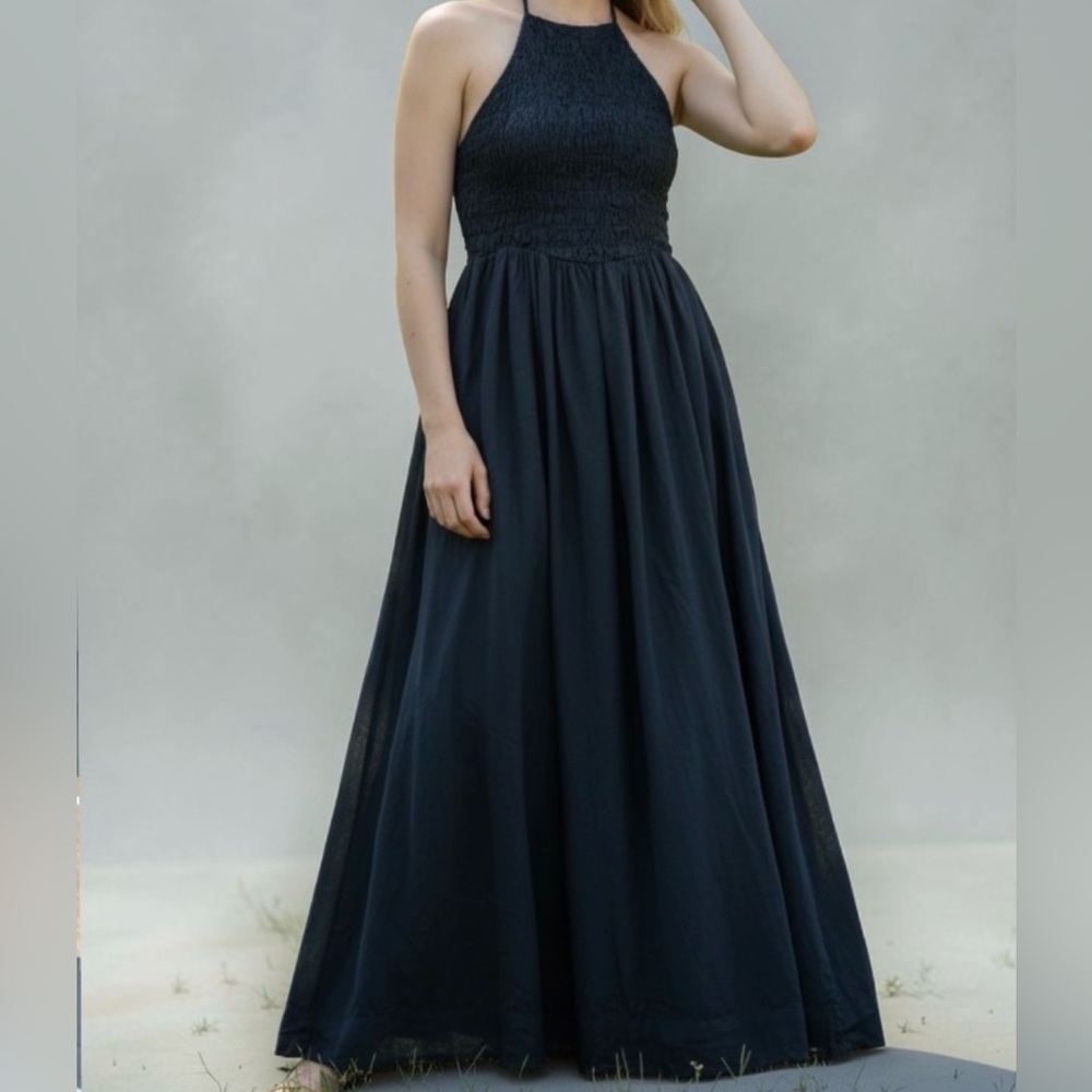 Free People FP Movement Black Halter Maxi Dress - Picture 9 of 9